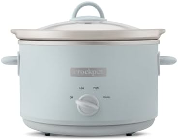 4.5 Quart Manual Slow Cooker – Macaroon Blue - Curated Catalog N1
