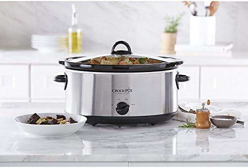 7 Quart Oval Manual Slow Cooker – Stainless Steel - Curated Catalog Q9