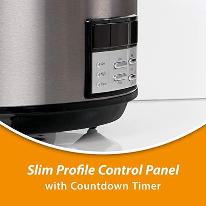 8 Quart Programmable Slow Cooker with Auto Warm - Curated Catalog V7