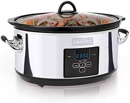 7 Quart Programmable Slow Cooker – Polished Platinum - Curated Catalog M5