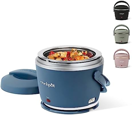 Electric Lunch Box Food Warmer 20oz – Faded Blue - Curated Catalog R3