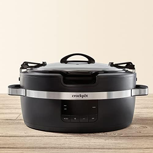 Thermoshield 6 Quart Slow Cooker with Carry Handles - Curated Catalog L4