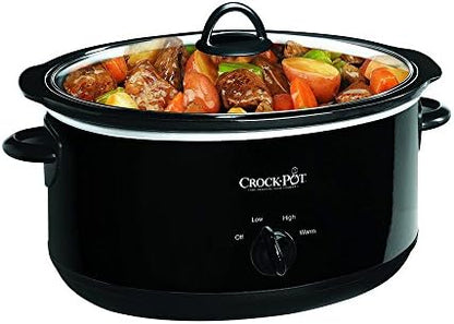 8 Quart Manual Slow Cooker – Black - Curated Catalog Z5