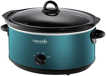 7 Quart Manual Slow Cooker – Turquoise - Curated Catalog Q2