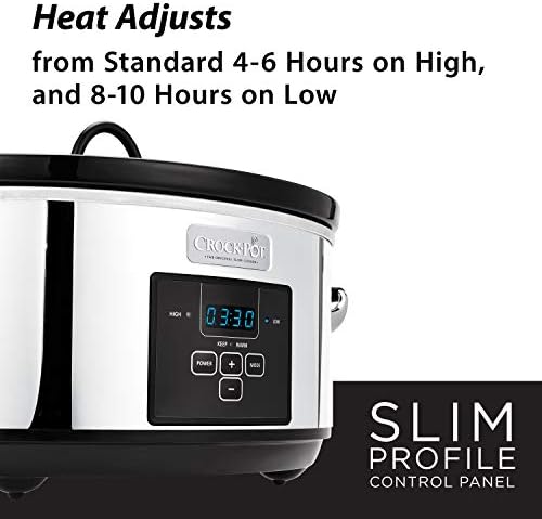 7 Quart Programmable Slow Cooker – Polished Platinum - Curated Catalog M5