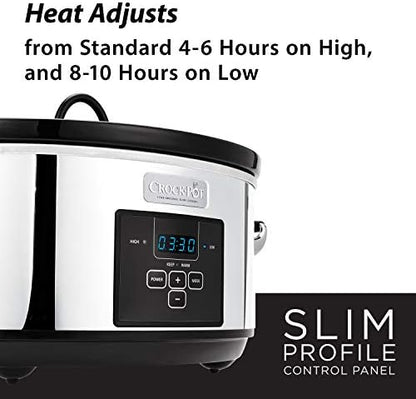 7 Quart Programmable Slow Cooker – Polished Platinum - Curated Catalog M5