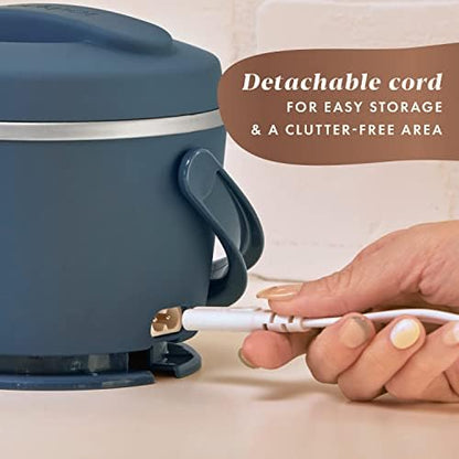 Electric Lunch Box Food Warmer 20oz – Faded Blue - Curated Catalog R3