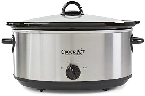 7 Quart Oval Manual Slow Cooker – Stainless Steel - Curated Catalog Q9