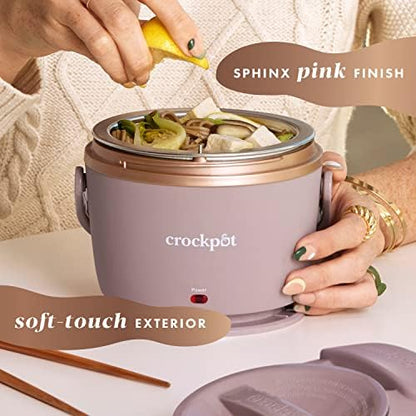 Electric Lunch Box Food Warmer 20oz – Blush Pink - Curated Catalog Z8