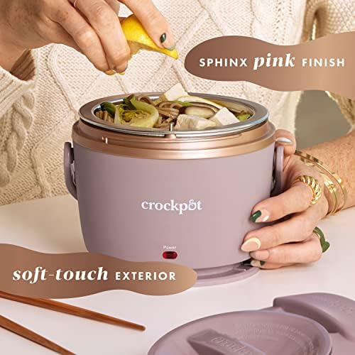 Electric Lunch Box Food Warmer 20oz – Blush Pink - Curated Catalog N9