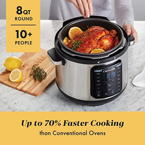 8 Quart Express Crock Multi-Use Pressure Cooker - Curated Catalog D0