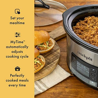 MyTime 6 Quart Programmable Slow Cooker - Curated Catalog Y6
