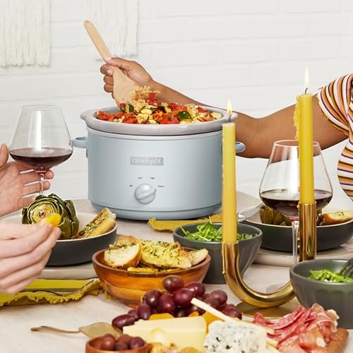 4.5 Quart Manual Slow Cooker – Macaroon Blue - Curated Catalog N1