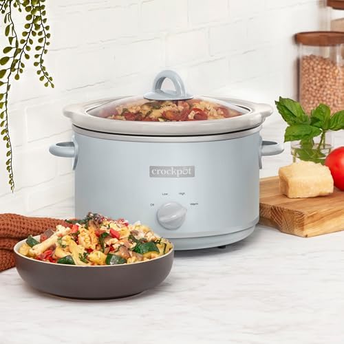 4.5 Quart Manual Slow Cooker – Macaroon Blue - Curated Catalog N1
