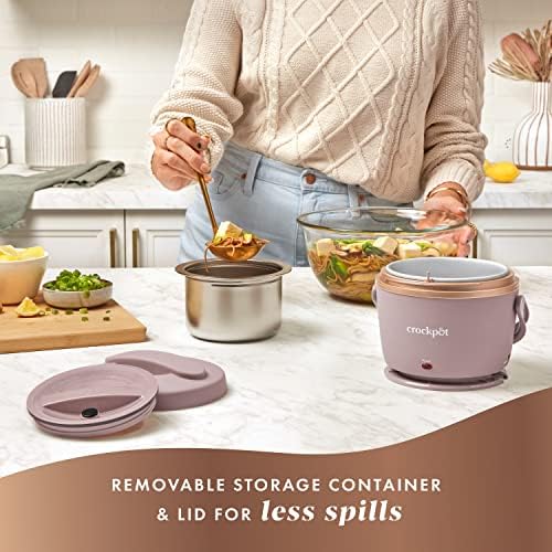 Electric Lunch Box Food Warmer 20oz – Blush Pink - Curated Catalog Z8