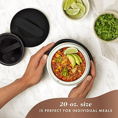 Electric Lunch Box Food Warmer 20oz – Black - Curated Catalog M9