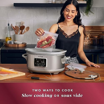 7 Quart Programmable Cook & Carry Slow Cooker - Curated Catalog X0