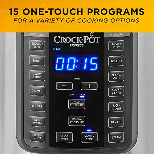 Express Crisp 8 Quart 10-in-1 Pressure Cooker - Curated Catalog L4