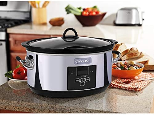 7 Quart Programmable Slow Cooker – Polished Platinum - Curated Catalog M5