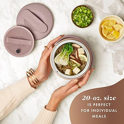 Electric Lunch Box Food Warmer 20oz – Blush Pink - Curated Catalog N9