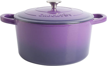 3 Quart Enameled Cast Iron Dutch Oven – Aqua - Curated Catalog E9