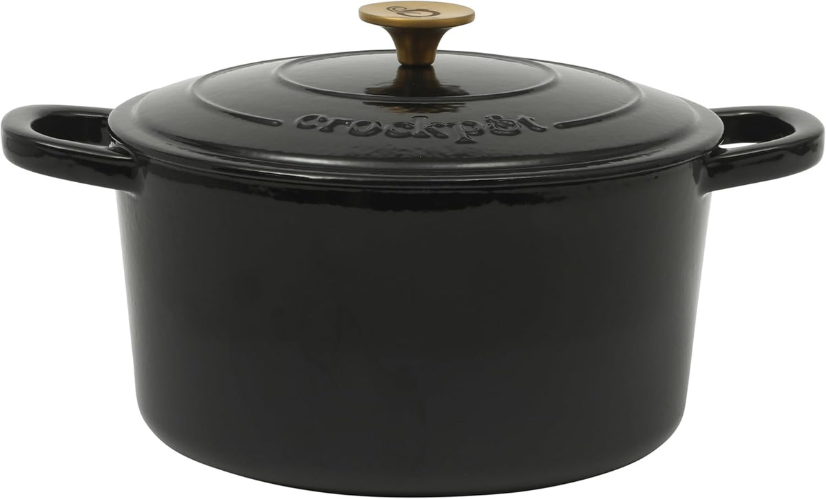 3 Quart Enameled Cast Iron Dutch Oven – Aqua - Curated Catalog E9
