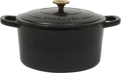 3 Quart Enameled Cast Iron Dutch Oven – Aqua - Curated Catalog E9