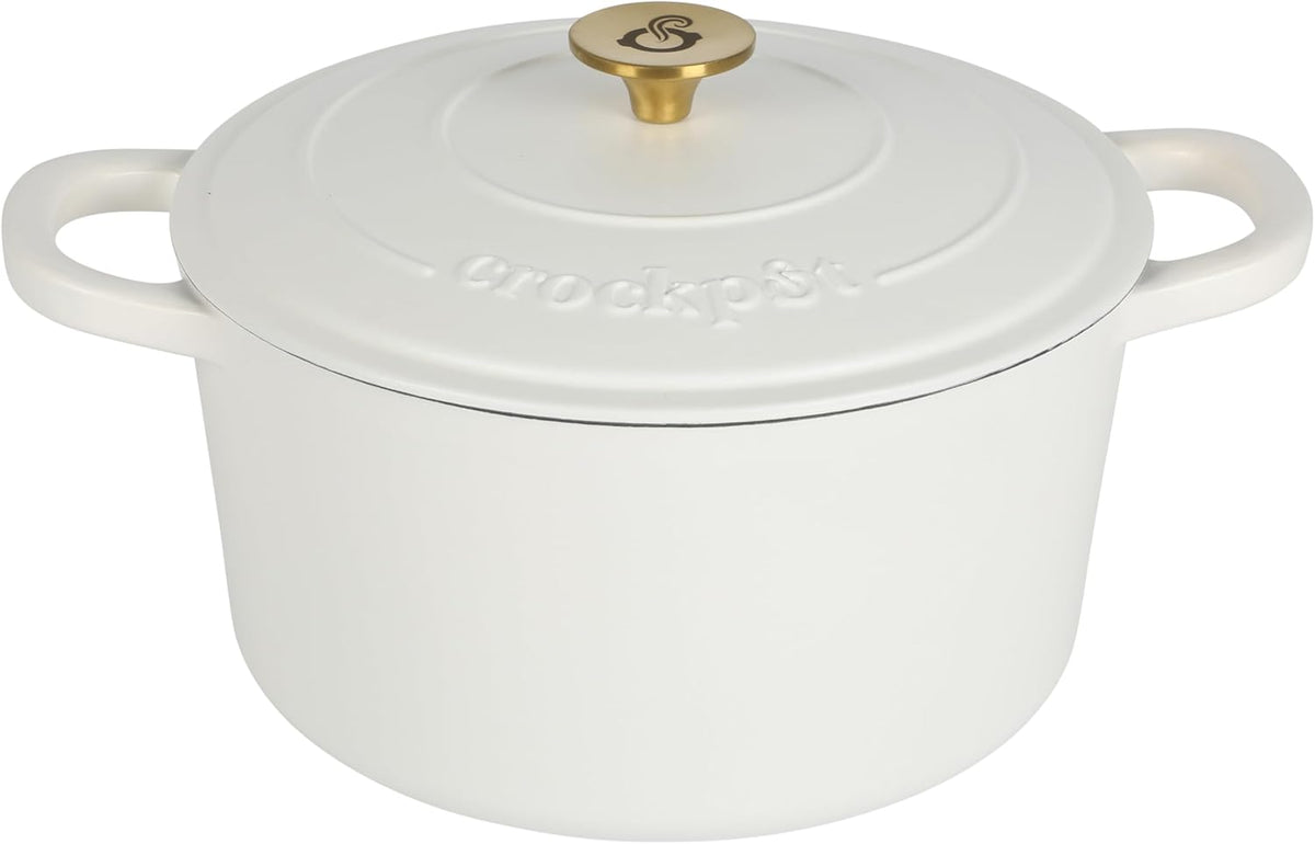 3 Quart Enameled Cast Iron Dutch Oven – Aqua - Curated Catalog E9