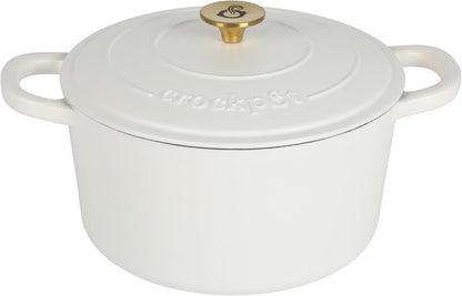 3 Quart Enameled Cast Iron Dutch Oven – Aqua - Curated Catalog E9