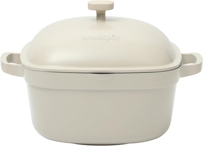 3 Quart Enameled Cast Iron Dutch Oven – Aqua - Curated Catalog E9