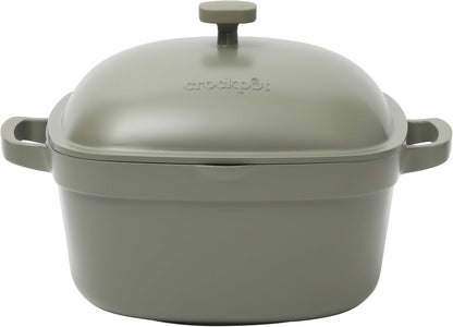 3 Quart Enameled Cast Iron Dutch Oven – Aqua - Curated Catalog E9