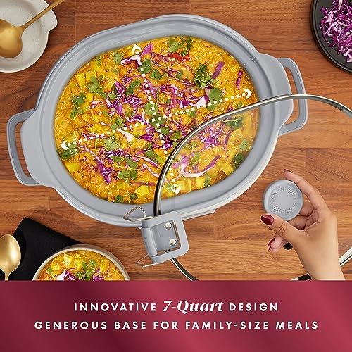 7 Quart Programmable Cook & Carry Slow Cooker - Curated Catalog X0