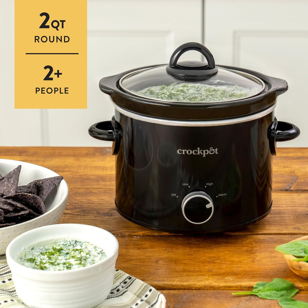 2 Quart Mini Slow Cooker – Classic Compact Cooker - Curated Catalog Z6